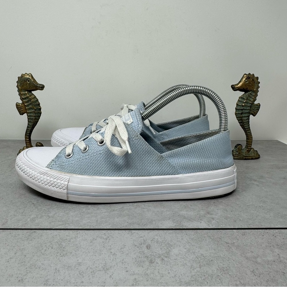 Converse Chuck Taylor All Star Coral Ox Blue White Casual Comfort Sneakers Sz 8